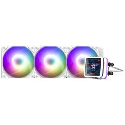 קירור נוזלי למעבד ZALMAN ALPHA 2 A36 White LIQUID COOLER 360 MM 320 W לבן תמונה 2