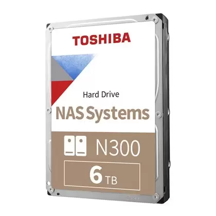 דיסק פנימי TOSHIBA N300 6TB NAS HDD/(256MB-7200RPM) 7200 RPM