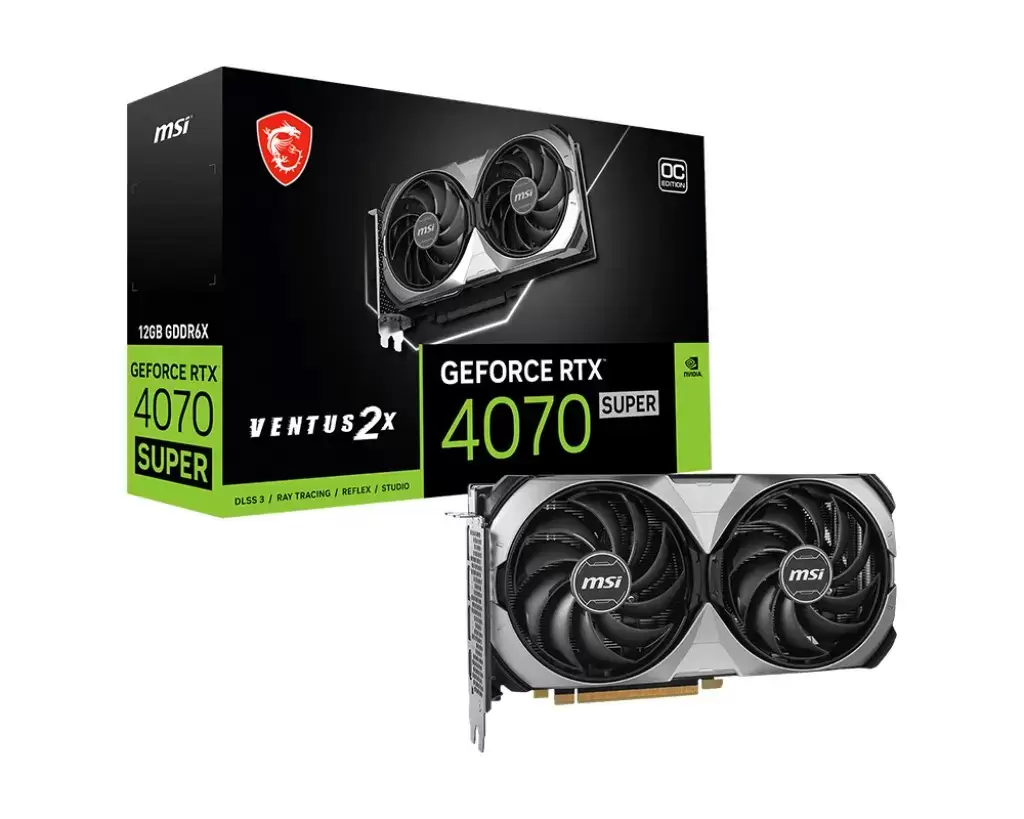 כרטיס מסך MSI GeForce RTX 4070 SUPER 12G VENTUS 2X OC תמונה 5