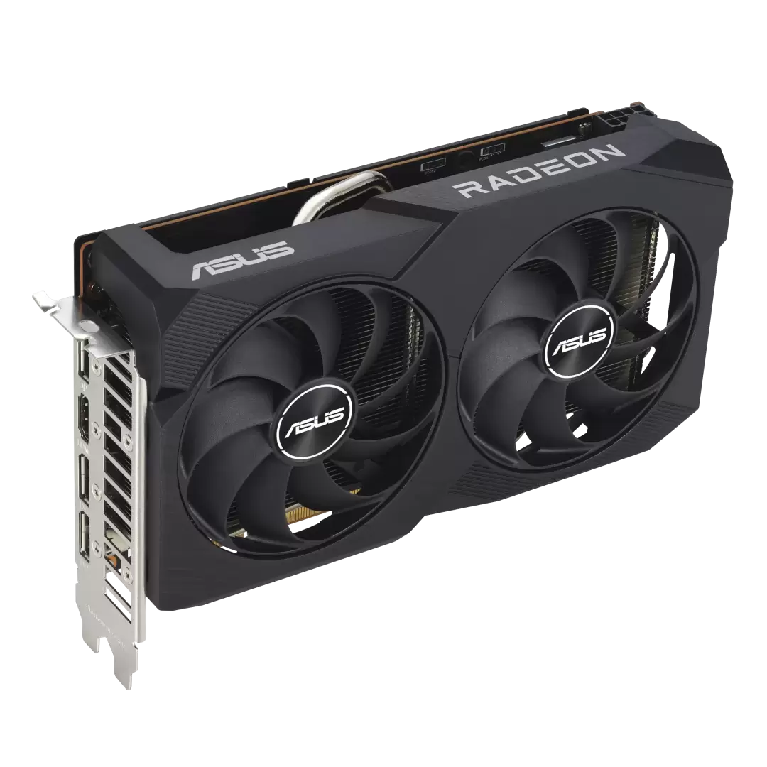 כרטיס מסך ASUS DUAL RX7600 O8G V2 HDMI DP*3 8G תמונה 3