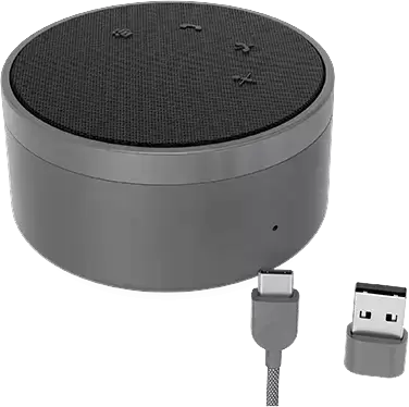 דיבורית Lenovo Go Wired Speakerphone - צבע Storm Grey תמונה 4