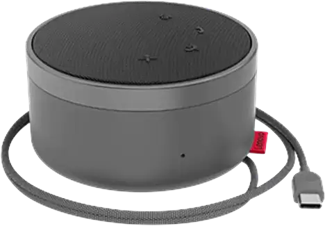 דיבורית Lenovo Go Wired Speakerphone - צבע Storm Grey תמונה 5
