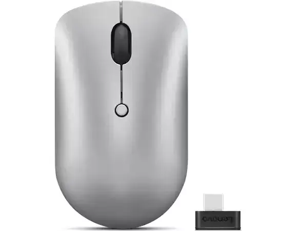 עכבר אלחוטי Lenovo 540 USB-C Wireless Compact Mouse צבע אפור תמונה 2