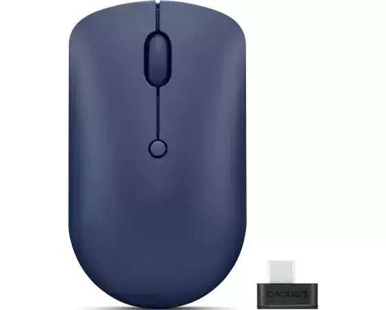 עכבר אלחוטי Lenovo 540 USB-C Wireless Compact Mouse צבע כחול תמונה 2