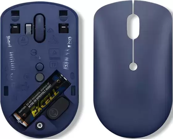 עכבר אלחוטי Lenovo 540 USB-C Wireless Compact Mouse צבע כחול תמונה 3