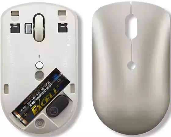 עכבר אלחוטי Lenovo 540 USB-C Wireless Compact Mouse צבע Sand תמונה 3