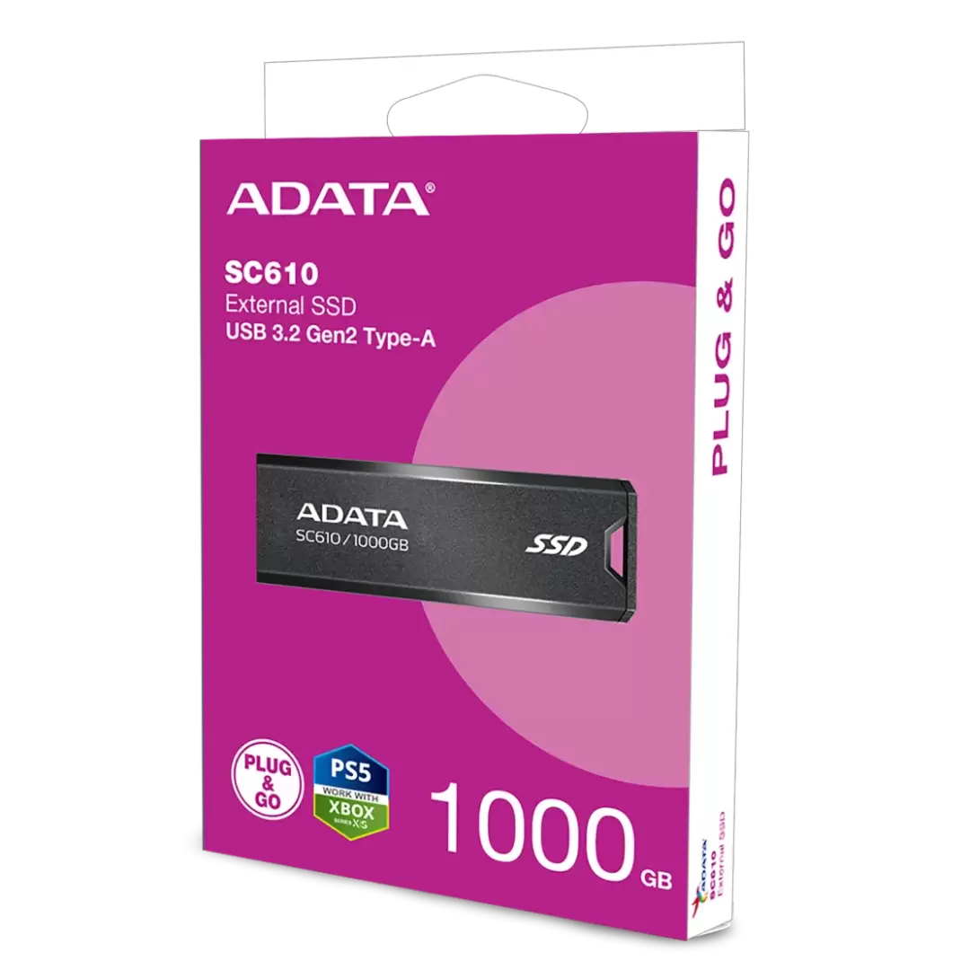 דיסק און קי ADATA SC610 1TB Disk on Key USB 3.2 תמונה 2