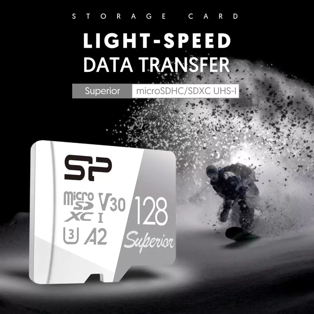 כרטיס זיכרון SP SUPERIOR A2 MicroSD 128GB תמונה 3