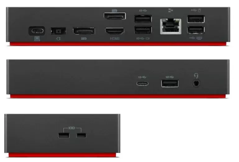 תחנת עגינה Lenovo ThinkPad USB-C Dock Gen 2 תמונה 2