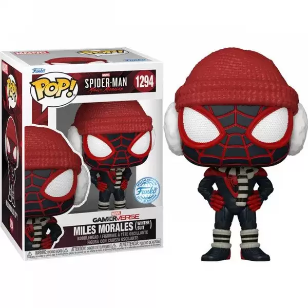 בובת פופ Funko POP! Marvel Spiderman Miles Morales Winter Suit 1294
