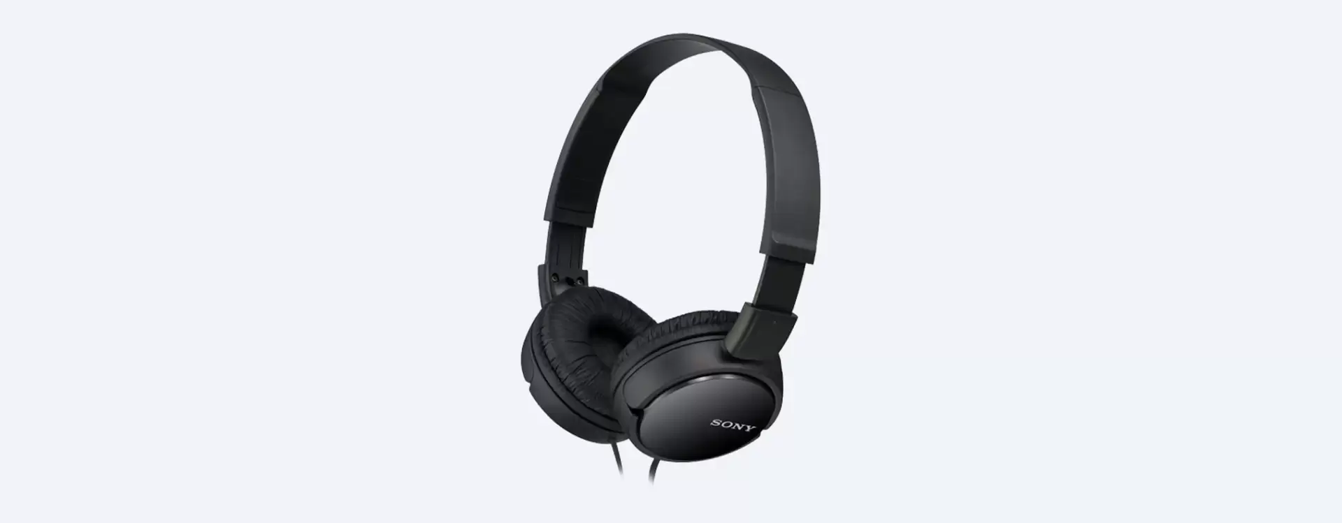 אוזניות Sony MDR-ZX110AP עם מיקרופון צבע שחור