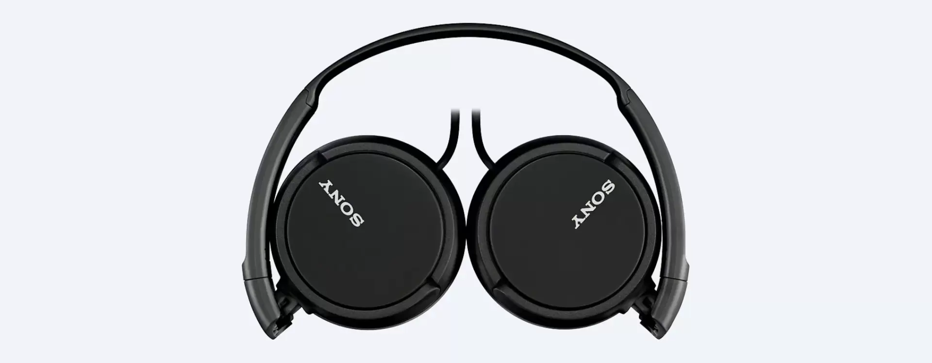 אוזניות Sony MDR-ZX110AP עם מיקרופון צבע שחור תמונה 2