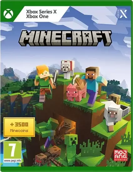 משחק Minecraft עם תוספת XBOX ONE / SERIES 3500 Minecoins