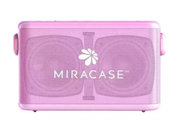 רמקול נייד + מיקרופון Miracase MBTS880 צבע ורוד