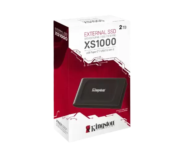 דיסק חיצוני Kingston XS1000 2TB USB 3.2 Gen 2 up to 1050 MB/s תמונה 2