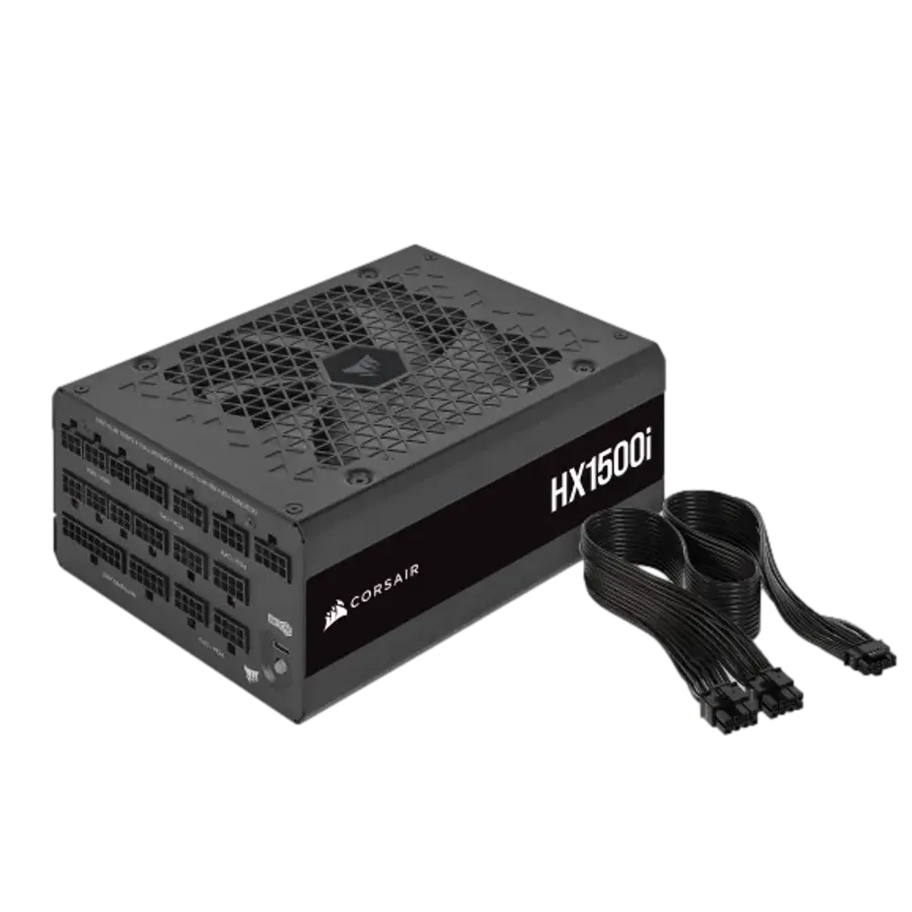 ספק כח CORSAIR HX1500i 80 Plus Titanium Fully Modular ATX3 Silent תמונה 2