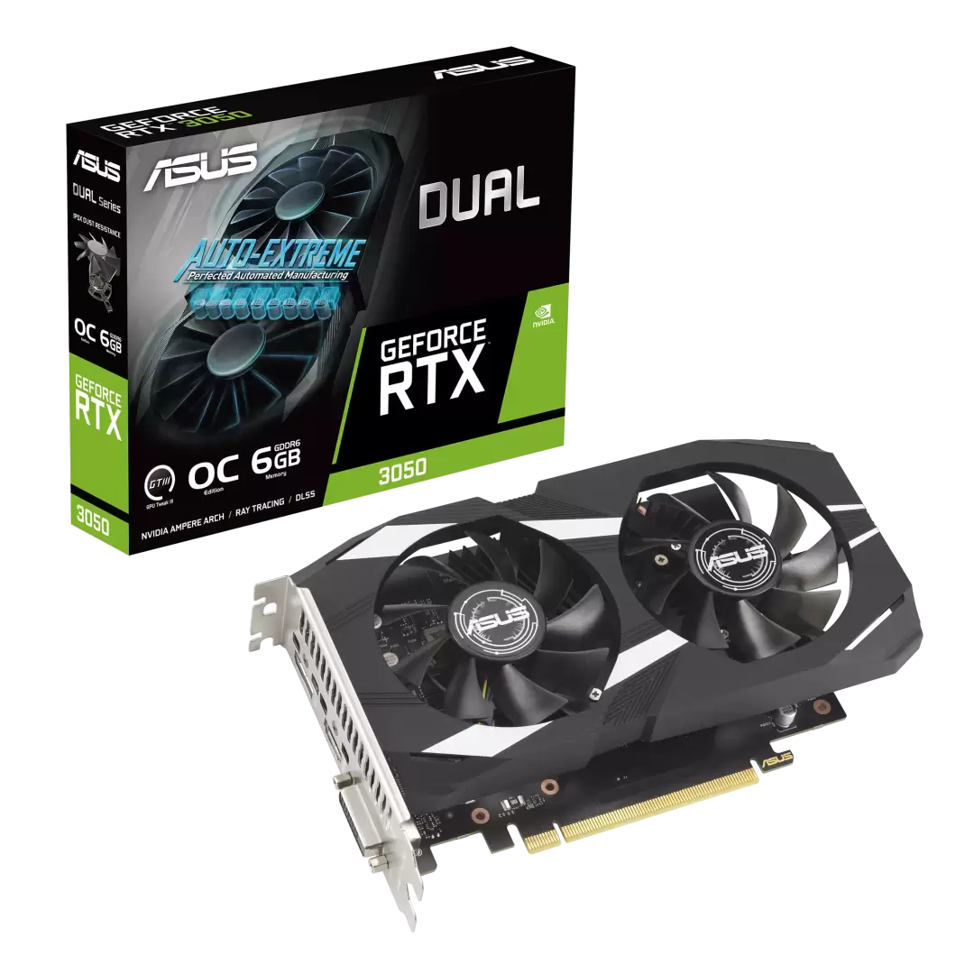 כרטיס מסך Asus Dual GeForce RTX™ 3050 OC Edition 6GB