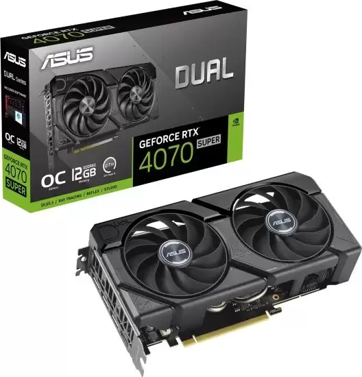 כרטיס מסך ASUS DUAL RTX 4070 SUPER EVO OC 12GB GDDR6X