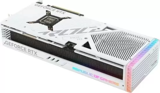 כרטיס מסך Asus ROG Strix Gaming RTX 4080 SUPER OC 16GB GDDR6X צבע לבן תמונה 3