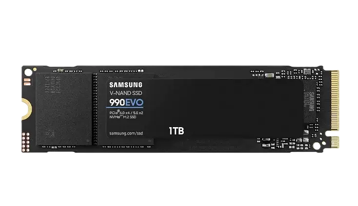 דיסק פנימי Samsung 990 EVO 5.0 NVMe SSD 1TB