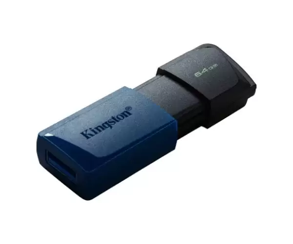 זכרון נייד Kingston DataTraveler Exodia M 64GB USB3.2 צבע כחול תמונה 2