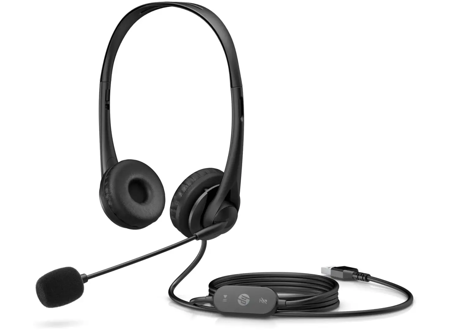 אוזניות סטריאו HP G2‎ עם חיבור HP Stereo USB תמונה 3