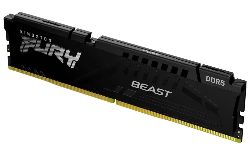 זכרון לנייח 16GB 6400MT/s DDR5 CL32 DIMM FURY Beast Black XMP
