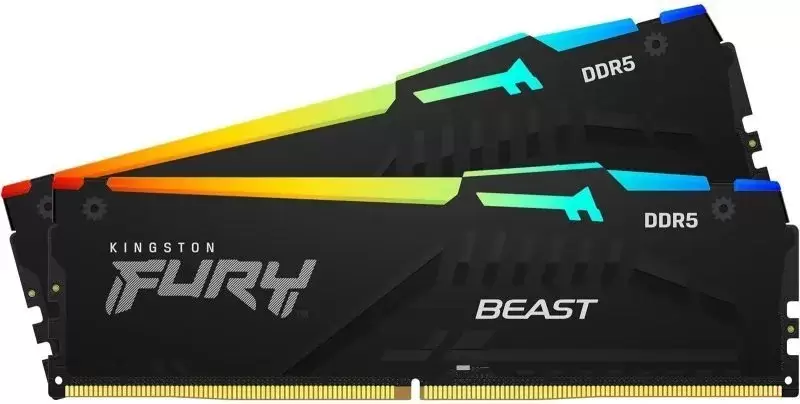 זכרון לנייח 16GB 6000MT/s DDR5 CL30 DIMM (Kit of 2) FURY Beast RGB EXPO