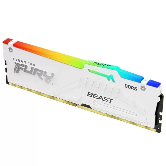 זכרון לנייח 16GB 6800MT/s DDR5 CL34 DIMM FURY Beast White EXPO