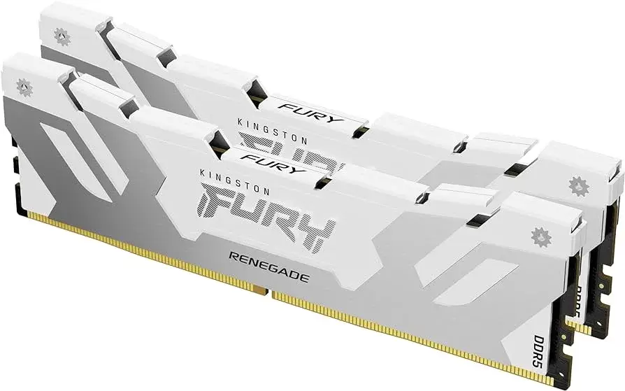זכרון לנייח 32GB 6800MT/s DDR5 CL34 DIMM (Kit of 2) FURY Beast White XMP