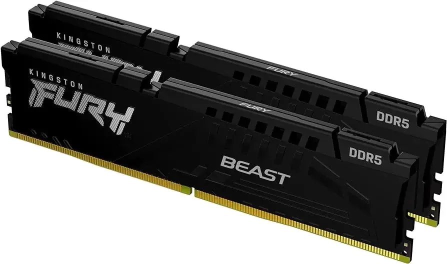 זכרון לנייח 32GB 6800MT/s DDR5 CL34 DIMM (Kit of 2) FURY Beast RGB XMP