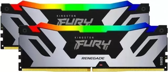זכרון לנייח 32GB 8000MT/s DDR5 CL38 DIMM (Kit of 2) FURY Renegade RGB XMP
