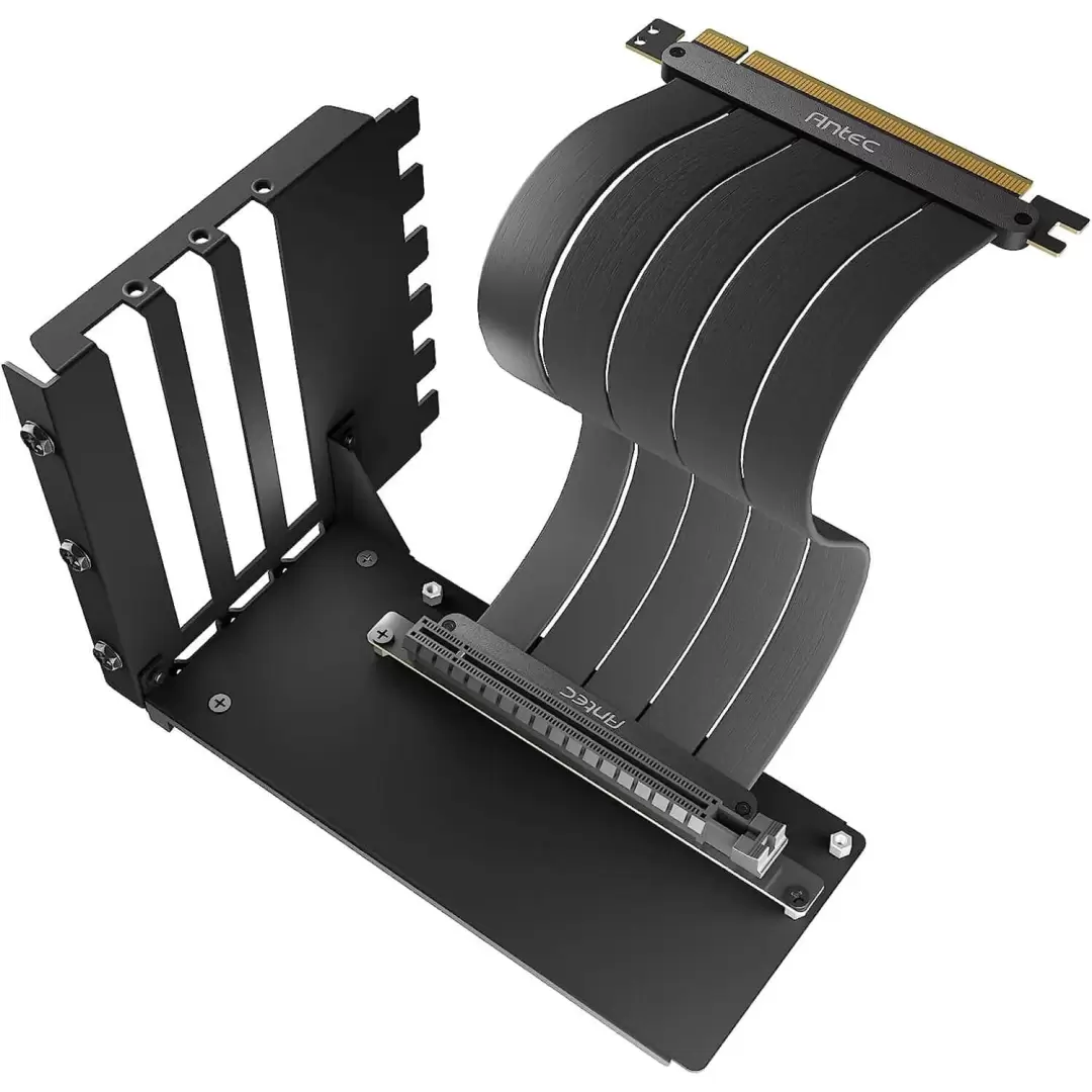 תומך לכרטיס מסך Antec Vertical GPU bracket with PCI-E 4.0 riser cable