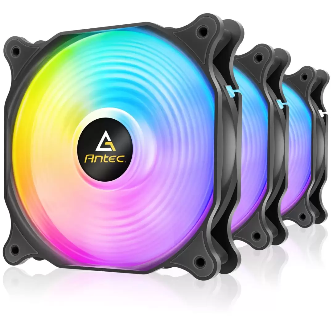 סט 3 מאווררים Antec F12 Racing ARGB fan - 3PK