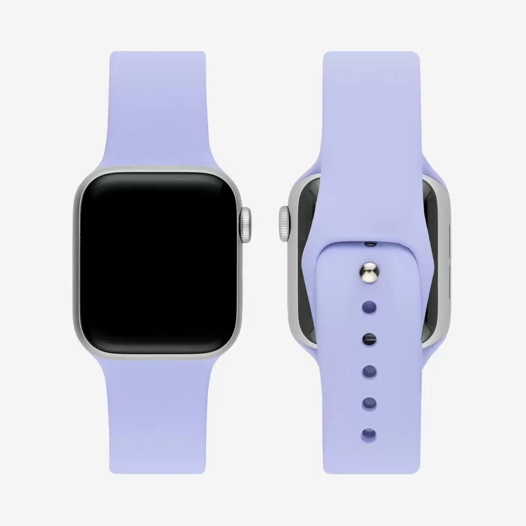 רצועת סיליקון APPLE WATCH 41MM סגול בהיר