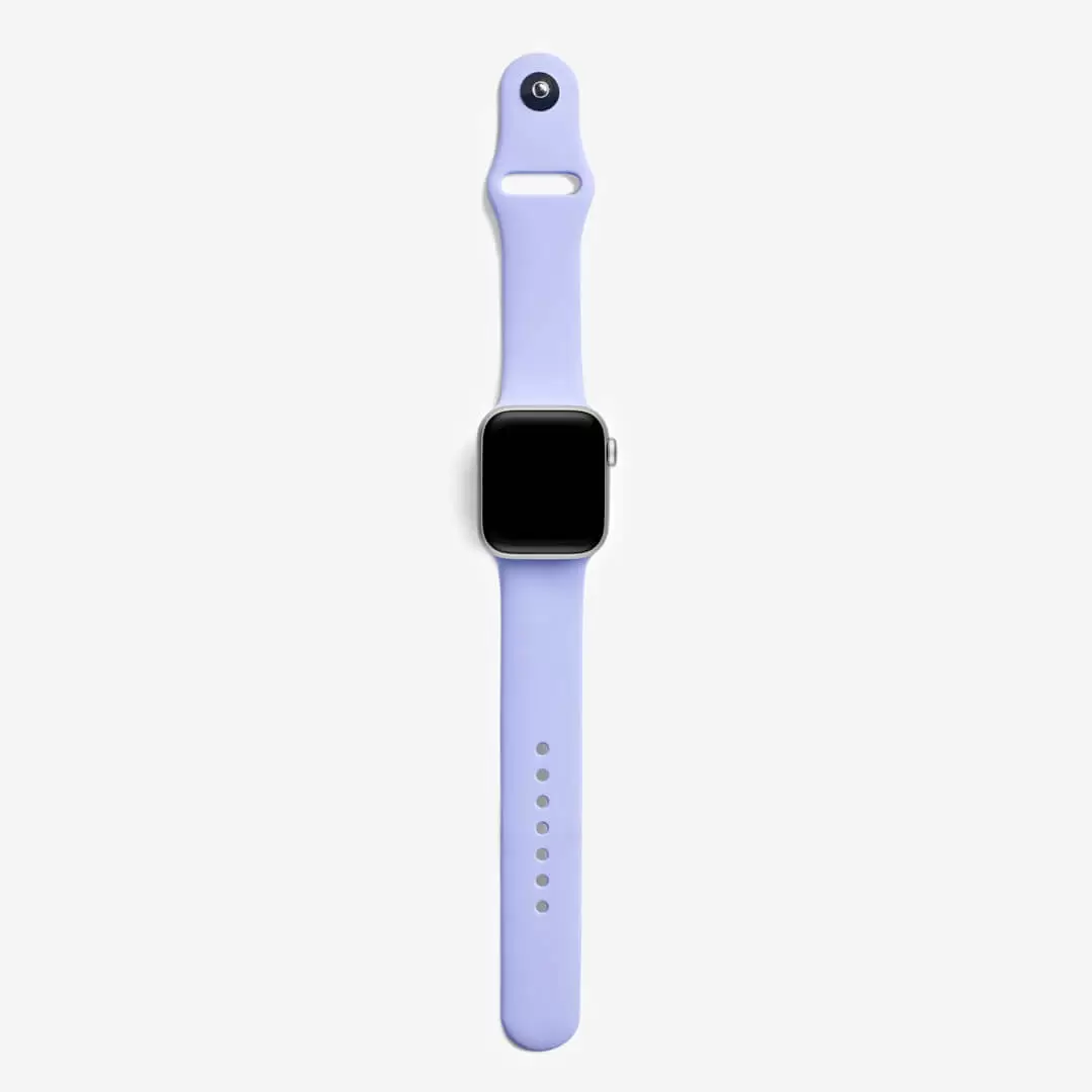 רצועת סיליקון APPLE WATCH 41MM סגול בהיר תמונה 2