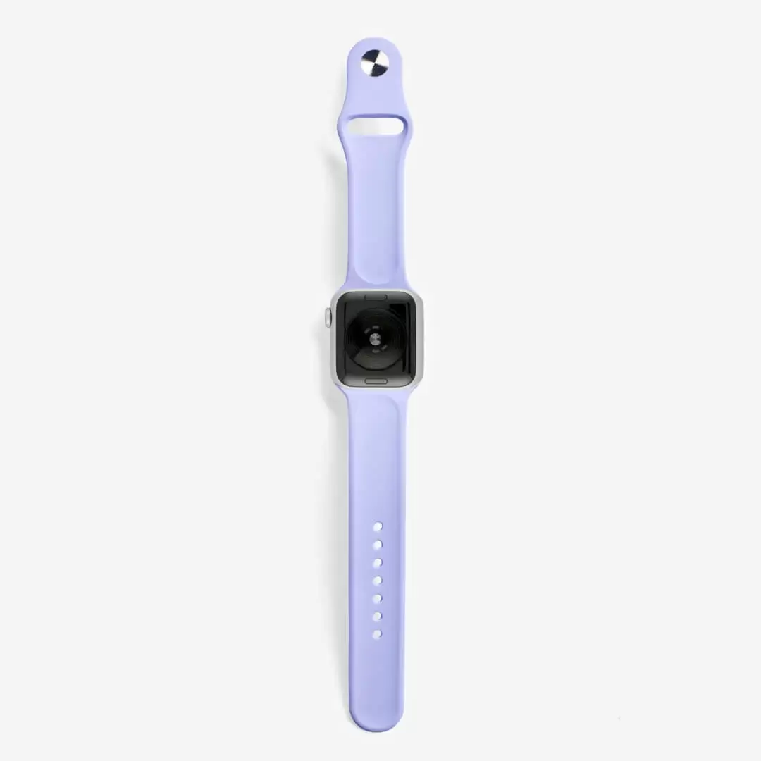 רצועת סיליקון APPLE WATCH 41MM סגול בהיר תמונה 5