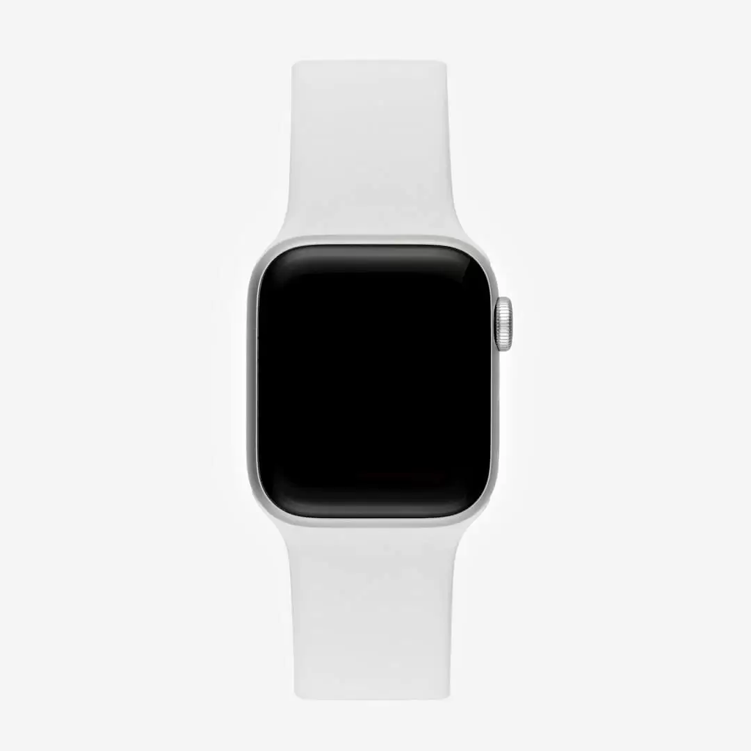 רצועת סיליקון APPLE WATCH 42/44/45MM לבן תמונה 4