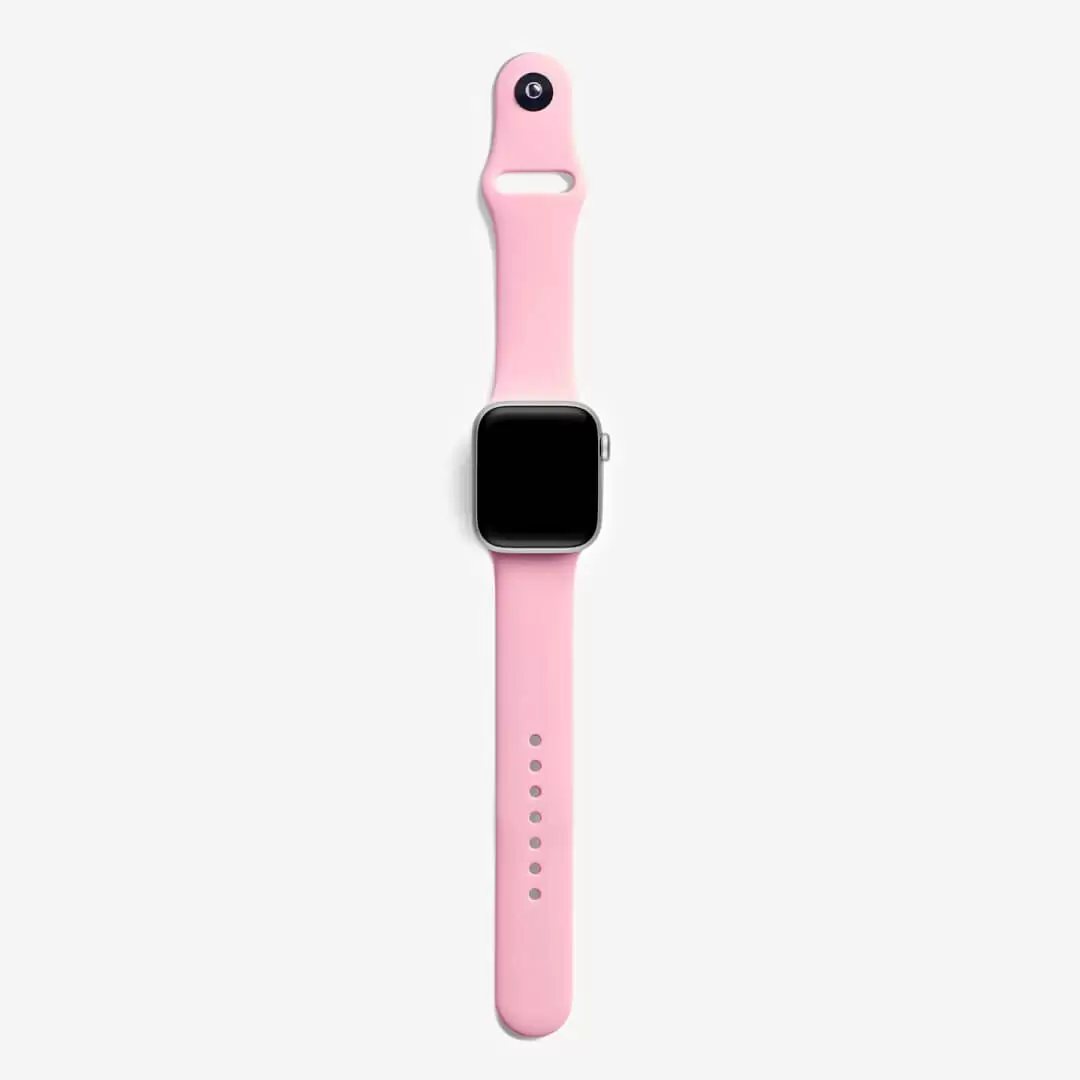 רצועת סיליקון APPLE WATCH 38/40/41MM ורוד תמונה 2