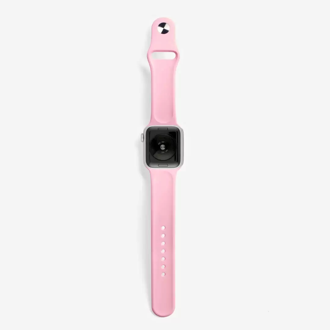 רצועת סיליקון APPLE WATCH 38/40/41MM ורוד תמונה 3