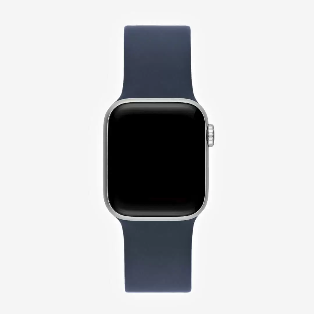 רצועת סיליקון APPLE WATCH 45MM שחור תמונה 5