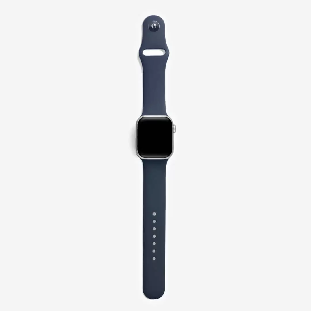 רצועת סיליקון APPLE WATCH 41MM שחור תמונה 2