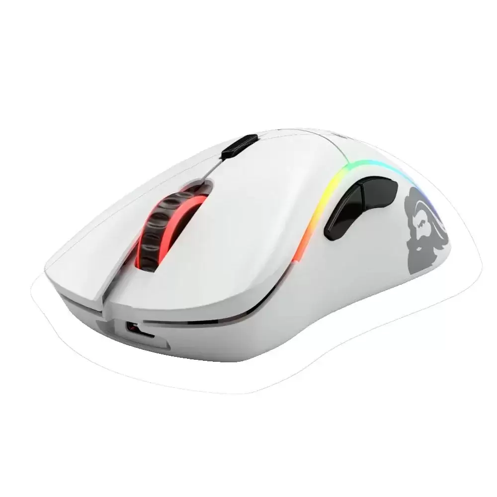 עכבר אלחוטי לגיימינג Glorious Model D Wireless Gaming Mouse Matte White לבן מט תמונה 2
