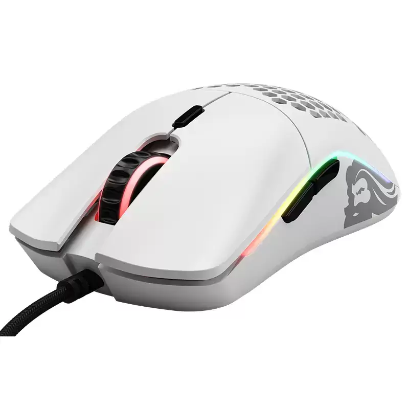 עכבר גיימינג Glorious Model O Wired לבן תמונה 2