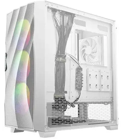 CASE ANTEC WHITE DF700 Tempered Glass RGB תמונה 3