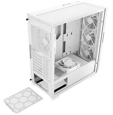 CASE ANTEC WHITE DF700 Tempered Glass RGB תמונה 5