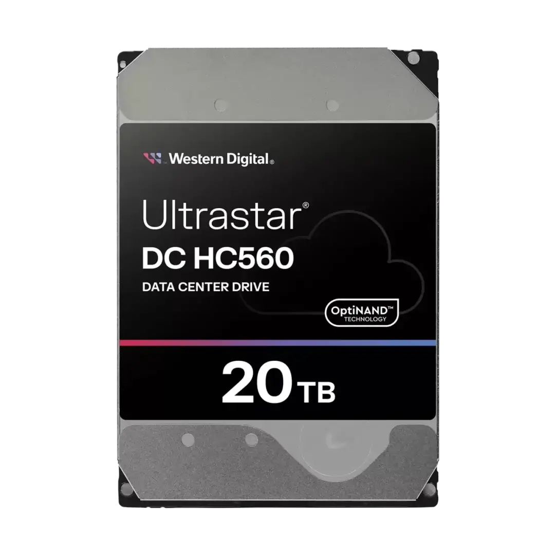 דיסק פנימי WESTERN DIGITAL 20TB ULTRASTAR תמונה 2