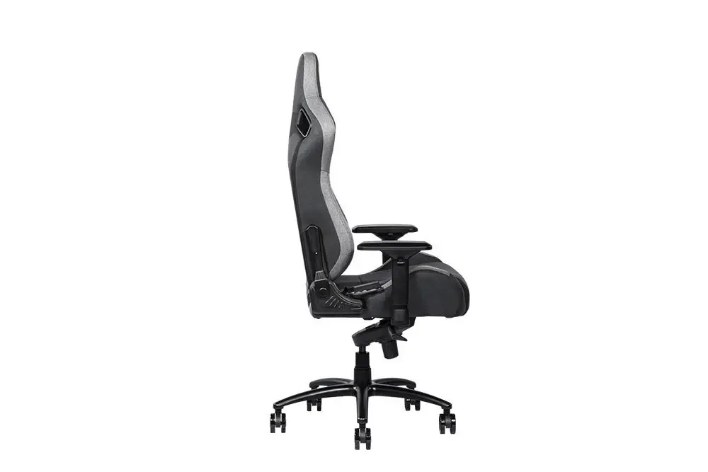 כיסא גיימינג מתקדם Dragon GT Chair DLX Fabric בד שחור-אפור תמונה 3