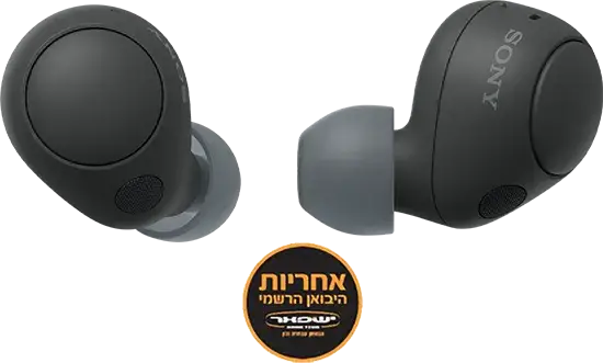 אוזניות אלחוטיות עם ביטול רעשים WF-C700N שחור. תמונה 2