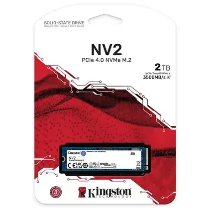 כונן פנימי KINGSTON NV2 2T M.2 2280 PCIe 4.0 NVMe SSD תמונה 2